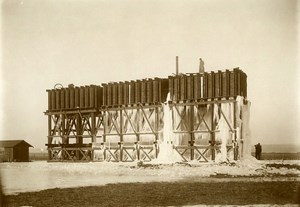 Canade Ice Falls Cascade Water Tanks Leaking ? Old Photo 1920