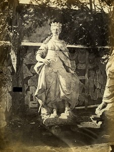 Bercy Castle Sculptures in Sculptor Rouyer's Studio old Durandelle Photo 1860'