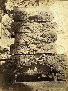 Bercy Castle Sculptures in Sculptor Rouyer's Studio old Durandelle Photo 1860'