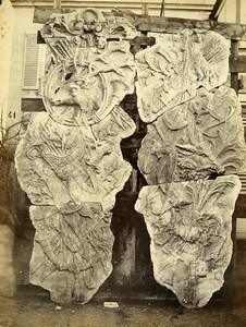 Bercy Castle Sculptures in Sculptor Rouyer's Studio old Durandelle Photo 1860'