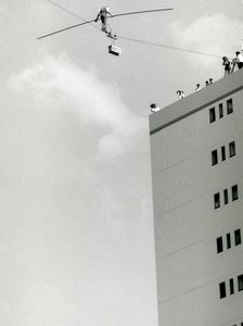 France Photographic Study Tightrope Walker Henry's Old Deplechin Photo 1960