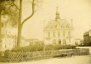 France Vincennes Town Hall Belle Epoque Old Photo 1892