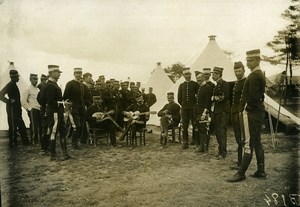 France Military St Cyr Camp of Chalons Musical Break Old Photo Branger 1910