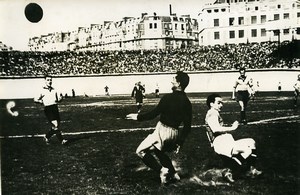 France Soccer Football Parc de Princes Match Red Star 2 Roubaix 0 Old Photo 1947