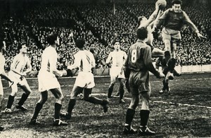 France Colombes Football Match Strasbourg 2 Stade Français 1 Old Photo 1947