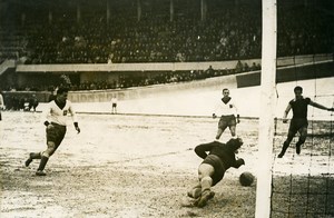 France Reims Soccer Football Match Reims 1 Lille 0 Old Photo 1947