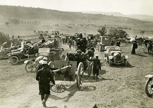 France Grand Military Manoeuvres East Army Cars Gun Old Photo Meurisse 1911