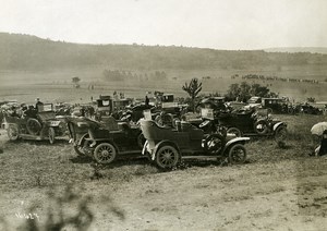 France Grand Military Manoeuvres East Army Cars Old Photo Meurisse 1911