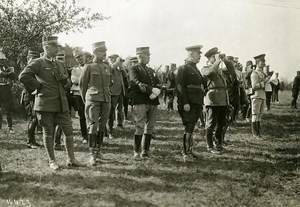 France Grand Military Manoeuvres East Army Officers Old Photo Meurisse 1911