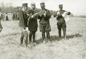 France Grand Military Manoeuvres East Army Foreign Officers Photo Meurisse 1911