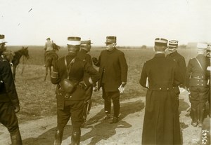 France Military Manoeuvres of Poitou General Joffre Staff Photo Meurisse 1912