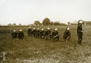 France Grand Military Manoeuvres of Poitou Dragoons Old Photo Meurisse 1912