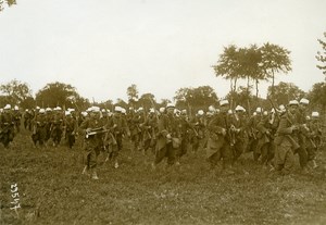 France Grand Military Manoeuvres of Poitou Infantry Old Photo Meurisse 1912