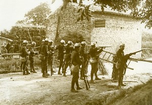 France Grand Military Manoeuvres of Poitou Soldiers Shooting Photo Meurisse 1912