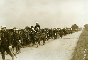 France Grand Military Manoeuvres of Poitou Troops March Old Photo Meurisse 1912