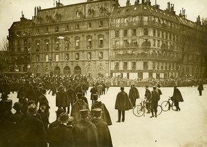 France Paris WWI Armistice Parade Celebrations Old Photo 1918