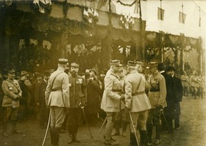 France Paris WWI Armistice Celebrations French Generals Old Photo 1918