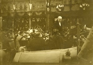 France Paris WWI Armistice Parade Celebrations President Poincaré Old Photo 1918