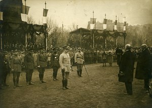 France Paris WWI Armistice Celebrations Pershing Poincare Foch Old Photo 1918