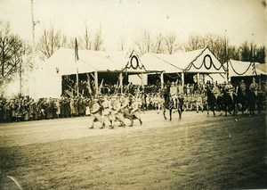 France Paris WWI Armistice Celebrations Troops Horses Old Photo 1918