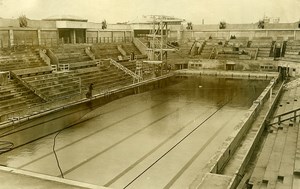 Swiming Pool of Tourelles Paris Swimming Championship Old Photo Rol 1931