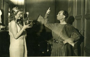 Photographer at Comedy Contest Conservatory of Paris Old Photo Rol 1932