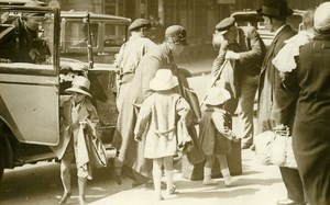 Parisians going on Holiday Railway Station Saint Lazare Old Photo Rol 1931