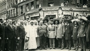 Sidi Mohammed Ben Yusef Sultan Morocco in Paris Forts des Halles Photo Rol 1931