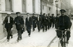 France Paris Protesters taken to the Police Station Old Photo Rol 1931
