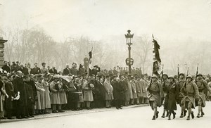 France Paris Invalides Funeral General Berthelot Old Photo Rol 1931