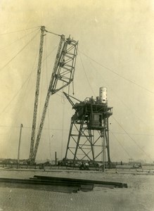 France Port of Dunkirk Dunkerque Extension Work West & South Dike Old Photo 1930