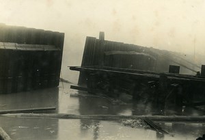 France Port of Dunkirk Dunkerque Extension Work West & South Dike Old Photo 1930