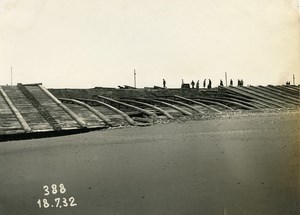 France Port of Dunkirk Dunkerque Extension Work West & South Dike Old Photo 1931