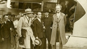 France Paris Aeronaute Auguste Piccard Ballon Stratospherique Aviation Ancienne Photo Rol 1931