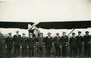 France Bourget Aviation Ace Squadron General de Goys Old Photo Rol 1931