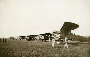 France Bourget Aviation Ace Squadron General de Goys Old Photo Rol 1931