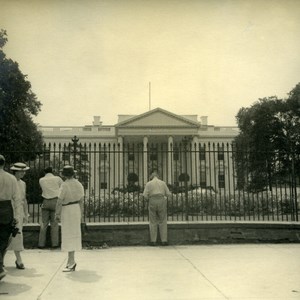 USA Washington White House Tourist Trip Old Photo 1936