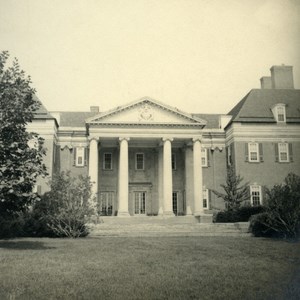 USA Washington DC ? Historic Mansion House Columns Old Photo 1936
