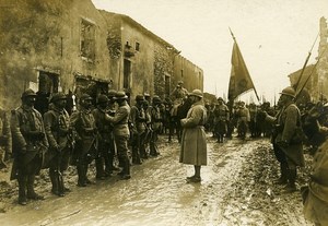 France Ceremonial Parade Front WWI First World War Army Old Photo SPA 1918