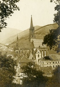 France Metzeral Alsace Church WWI First World War Army Old Photo SPA 1918