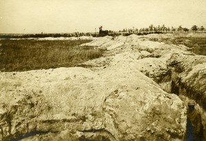 France Souain Trench WWI First World War Army Old Photo SPA 1918