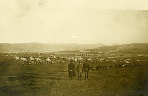 Greece Salonika Camp Military WWI First World War Army Old Photo SPA 1918