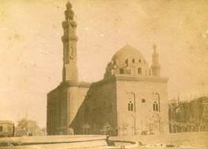 Middle East Egypt Cairo Mosque-Madrassa of Sultan Hassan Old Bonfils Photo 1880