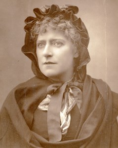 British Theatre Actress Ada Cavendish Old Woodburytype Photo Barraud 1885