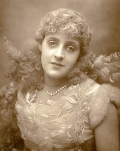 British Theatre Actress Phyllis Broughton Old Woodburytype Photo Walker 1885