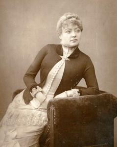 British Theatre Actress Kate Phillips Old Woodburytype Photo Barraud 1885