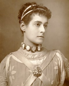 British Theatre Actress Myra Holme Pinero Woodburytype Photo Charles Long 1885