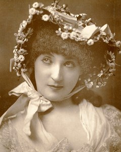 British Theatre Actress Miss Mulholland Old Woodburytype Photo St James 1885