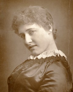 British Theatre Actress Mary Rorke Old Woodburytype Photo St James 1885