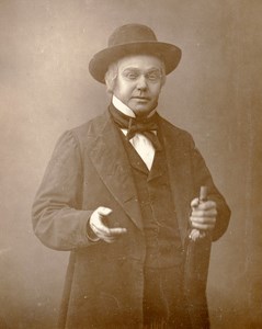 British Theatre Actor Thomas Thorne Old Woodburytype Photo Barraud 1885
